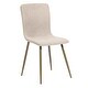 preview thumbnail 37 of 52, Carson Carrington Upholstered Dining Chair Golden Leg (Set of 4)