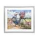preview thumbnail 15 of 26, Stupell Patriotic Bike & Banners Under Glass Framed Design By Nicole DeCamp 13 x 16 - Grey