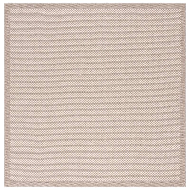SAFAVIEH Sisal All-Weather Tilda Transitional Rug - 6'7" Square - Ivory/Beige