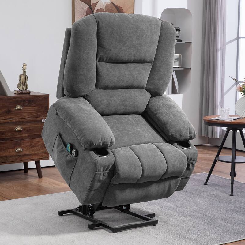 Power Lift Recliner Chair Sofa with Vibration Massage and Heat