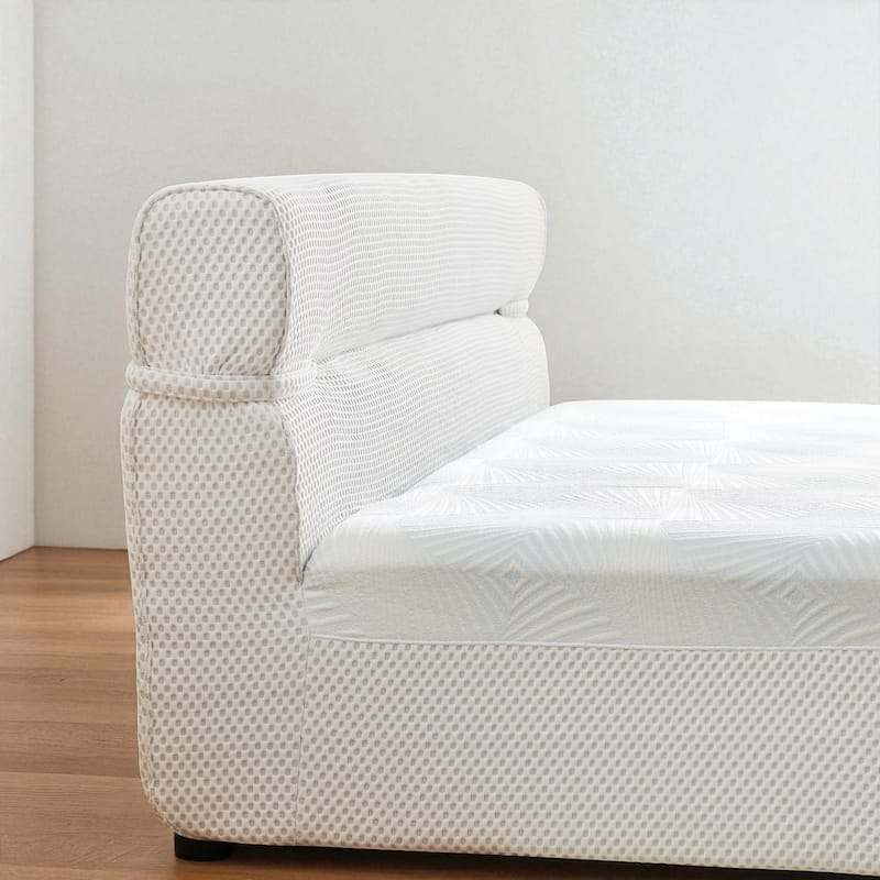 Compressed Integrated Bed in a Box, All-in-One Frame & Mattress, Cooling Hybrid, No-Assembly, Full/Queen/King