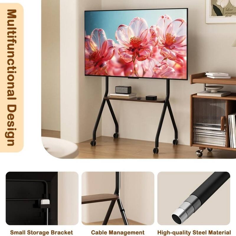 Rolling TV Stand