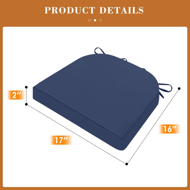Outdoor Seat Waterproof Chair Cushion for Patio Furniture