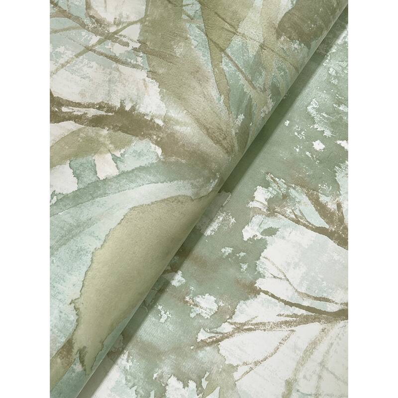 A-Street Prints Mistwood Green Forest Wallpaper