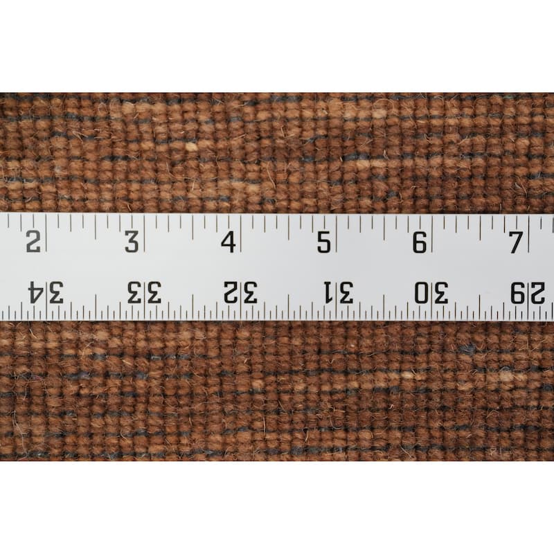 Hand Knotted Oriental 100% Wool Carpet Tribal Animal Pictorial Brown Gabbeh Area Rug - 7' 9'' X 5' 2''