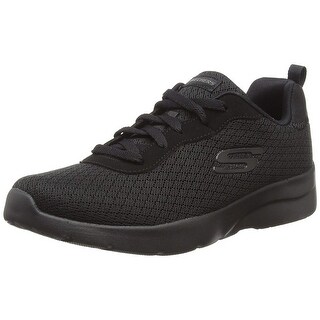 skechers ladies black trainers