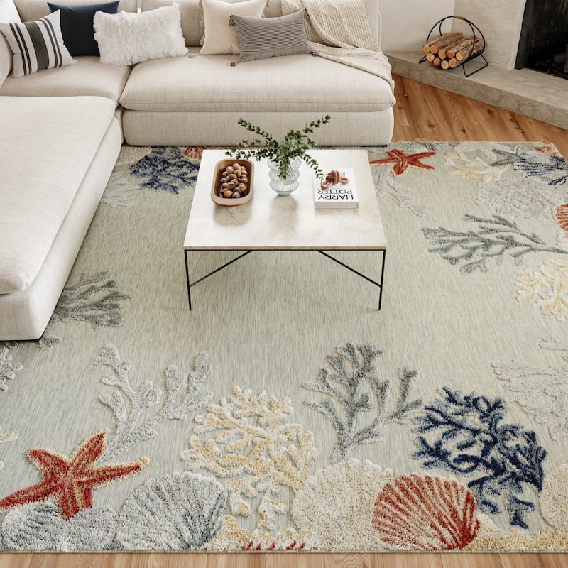 Nourison Suncoast Indoor/Outdoor Nature Area Rug
