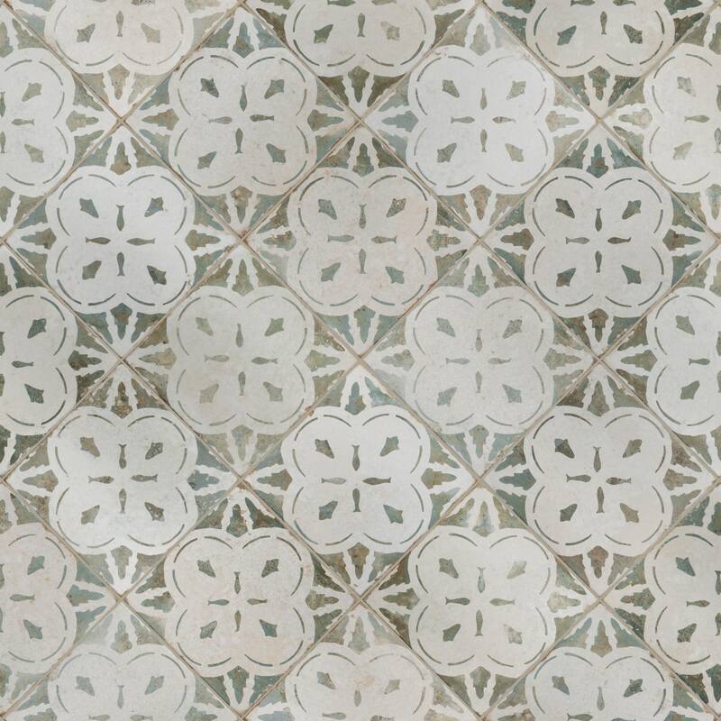 Merola Tile Kings Aurora Sage 17-5/8" x 17-5/8" Ceramic Floor and Wall Tile