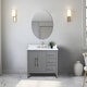 preview thumbnail 59 of 95, Vanity Art 36" Single Sink Bathroom Vanity Cabinet with Engineered Marble Countertop