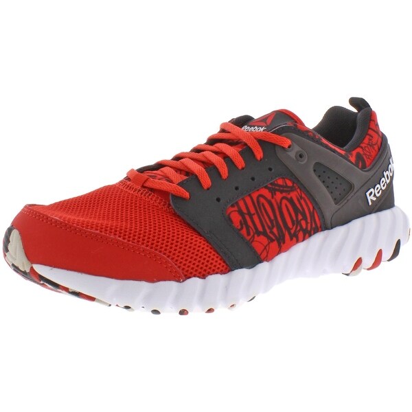 orange sports shoes