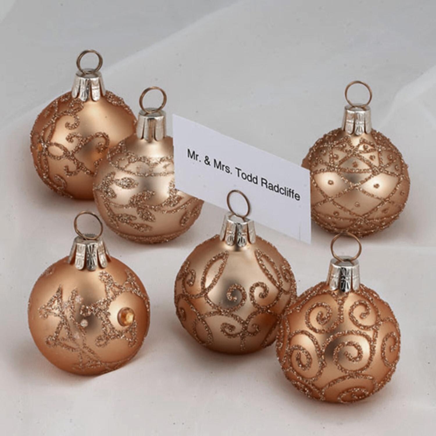Shop Club Pack Of 72 Gold Glass Ball Christmas Ornament Shaped