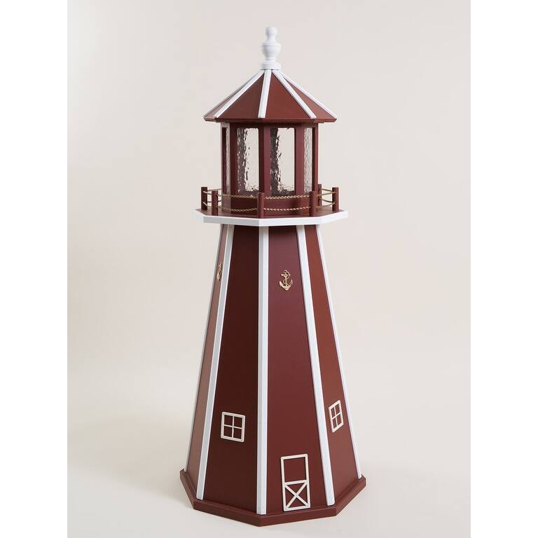 Poly Lighthouse with Solar Light