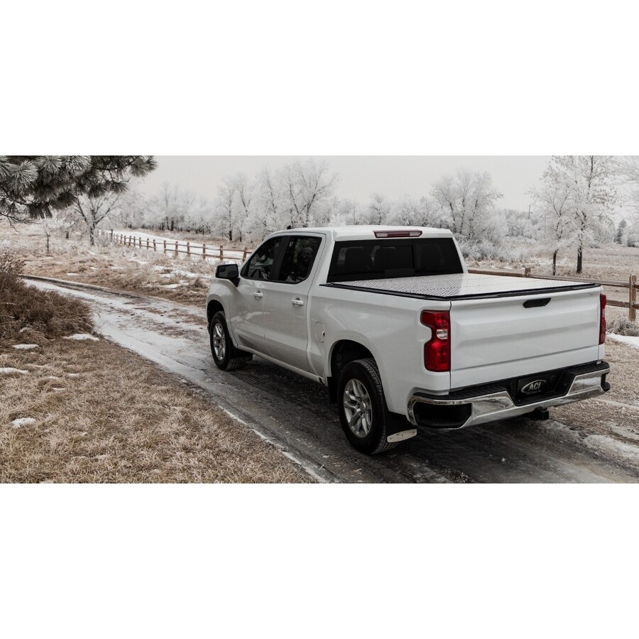 Lomax Professional Series Tri-Fold Tonneau Cover, Fits 2014-2019 Chevy/GMC Full Size 1500 6′ 6″ Box & 19 LD/Limited (2019 – Chevrolet)