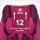 preview thumbnail 6 of 6, Diono Radian 3RX Slim Fit Steel Core 3 in 1 Convertible Car Seat, Purple Plum - 28.1