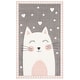 preview thumbnail 10 of 12, SAFAVIEH Carousel Kids Yuha Cat Rug 2' x 3' - Pink/Grey - Rectangle