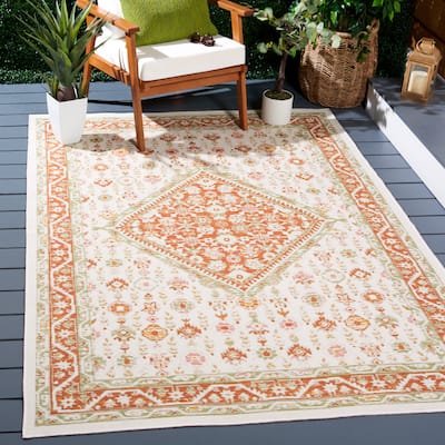 SAFAVIEH Sunrise Ioulia Indoor/Outdoor Waterproof Rug - 5'3" x 7'7"