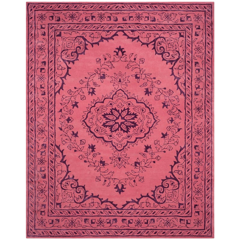 SAFAVIEH Handmade Glamour Gudmundina Modern Viscose Rug