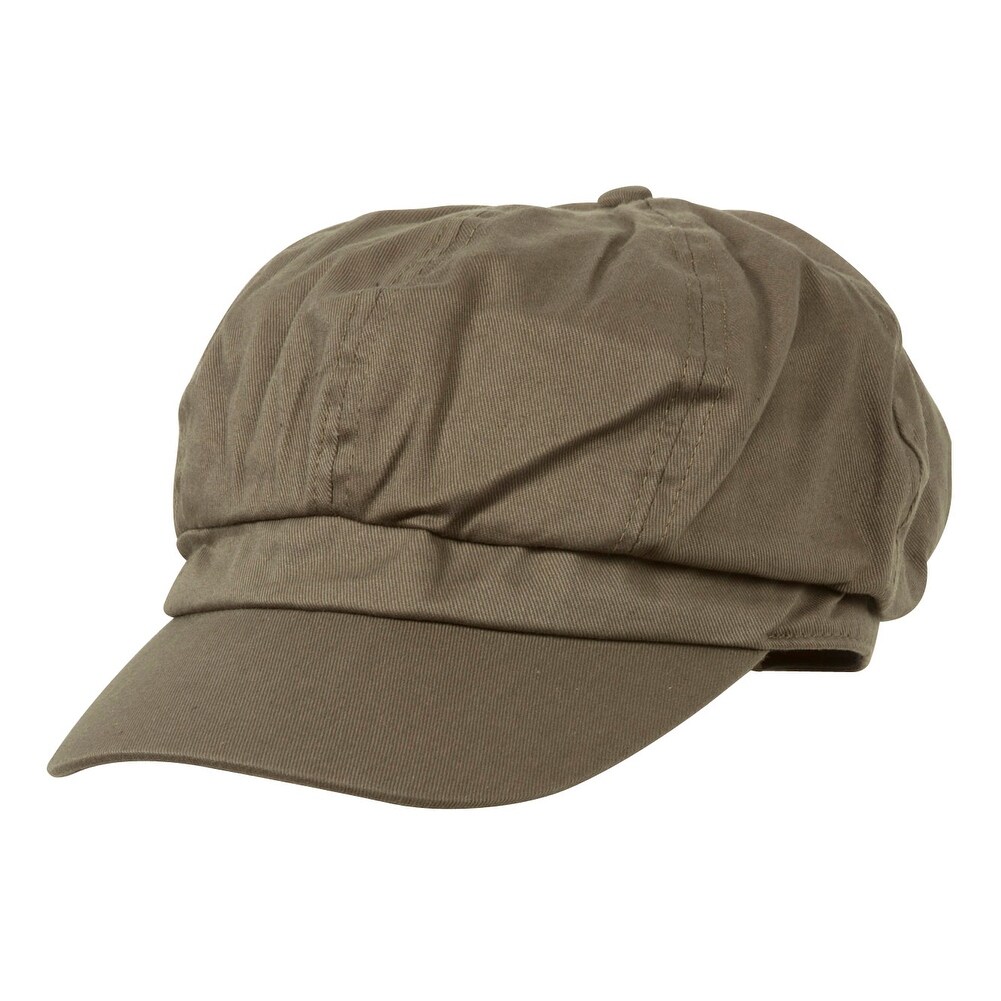 cotton elastic newsboy cap