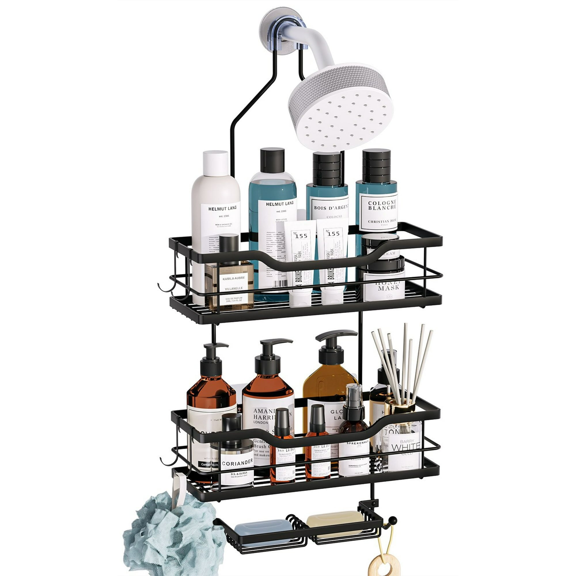 Shower Caddy over Shower Head,2-Shelves,Steel - Bed Bath & Beyond - 37506427