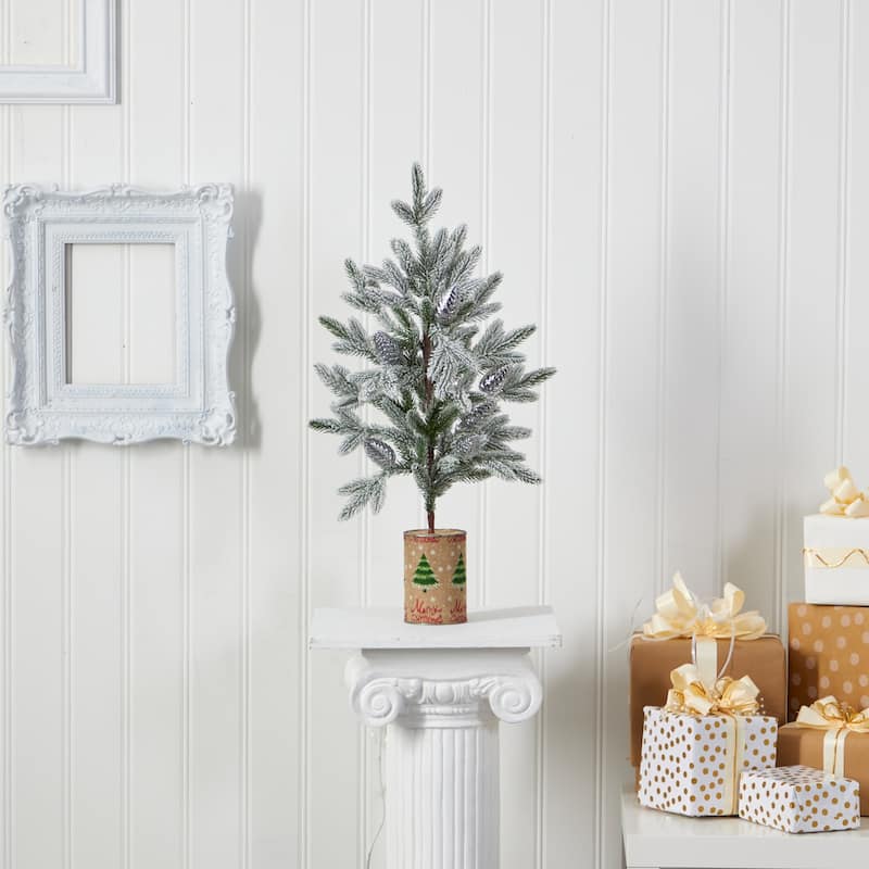 28 Inch Christmas Tree with Planter