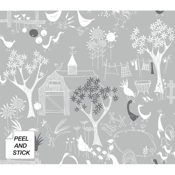 Shop Nextwall Rise And Shine Scandinavian Peel And Stick Wallpaper