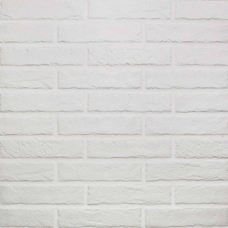 The Tile Life Brick City 2x10 White Porcelain Floor & Wall Tile