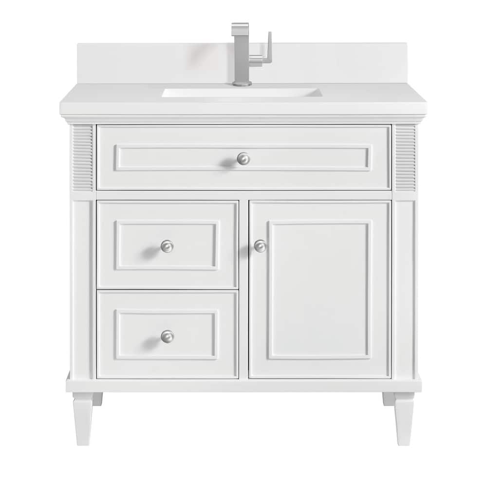 James Martin Vanities 424-V36-1WZ Lorelai 36" Single Basin Wood Vanity