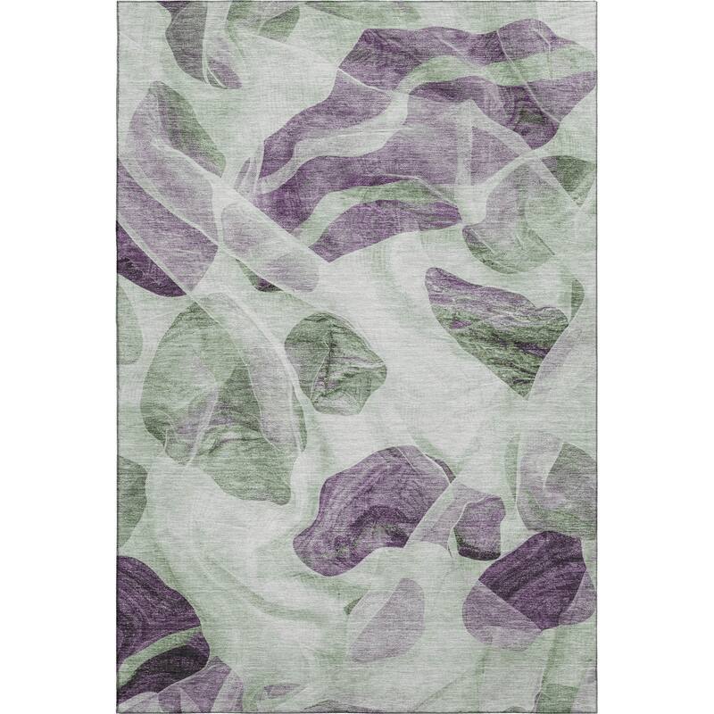 Premium Washable Super Soft Contemporary Jenna Mayfield Rug