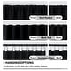 preview thumbnail 67 of 109, Deconovo Back Tab Blackout Curtains (2 Panel)