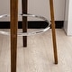 preview thumbnail 118 of 167, Glitzhome Set of 2 or 4 Modern Counter & Bar Height Wooden Swivel Bar Stools