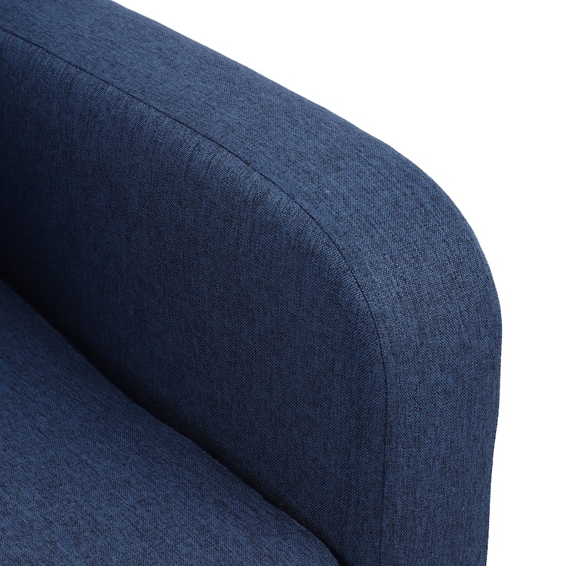 Mid Century Fabric Modern Accent Chair Armchair