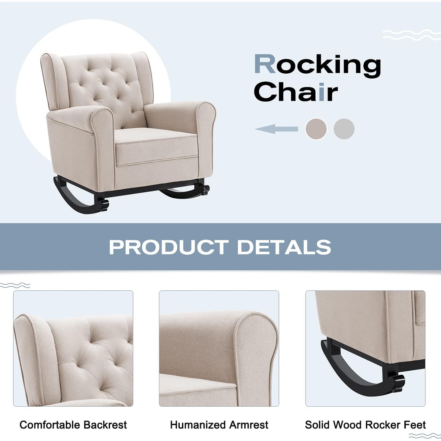 Erommy rocking hotsell chair