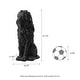 preview thumbnail 13 of 55, Glitzhome MGO Majestic Sitting Guardian Lion Statues Porch Sculpture Outdoor Indoor Set of 2
