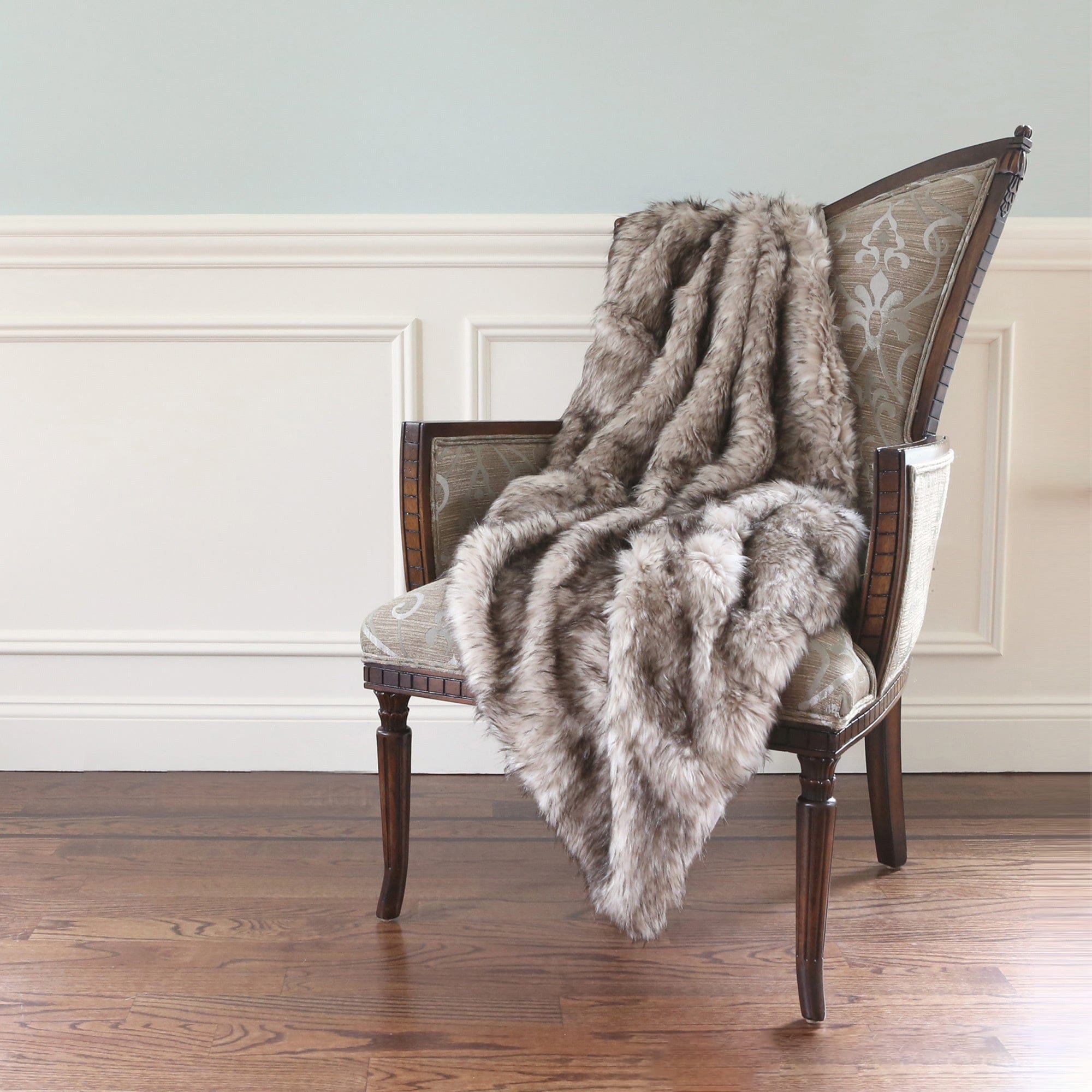 Long hair 2025 faux fur blanket