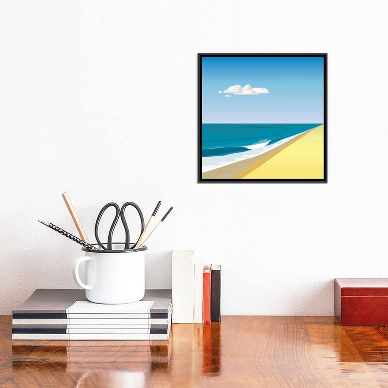 iCanvas "Rothko Beach" by Charles Harker Framed Canvas Print