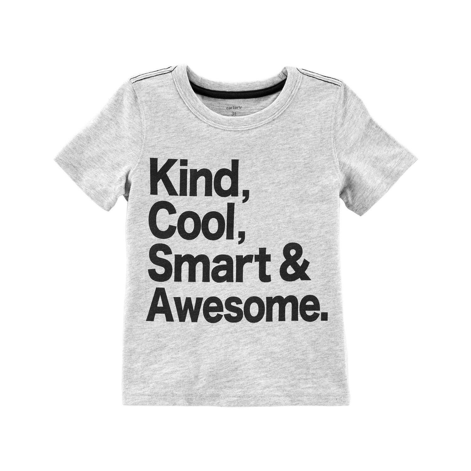 Shop Carter S Little Boys Smart Awesome Slub Jersey Tee Free