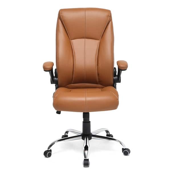 Shop Max Comfort Office Chairs Avion Cappuccino Desk Chairs For Office 28 W X 21 L X 49 H Overstock 28877153