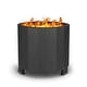 preview thumbnail 22 of 23, Zephyr 19.5 inch Smokeless Outdoor Firepit, Natural Wood Burning Portable Fire Pit With Water Resistant Cover, Black
