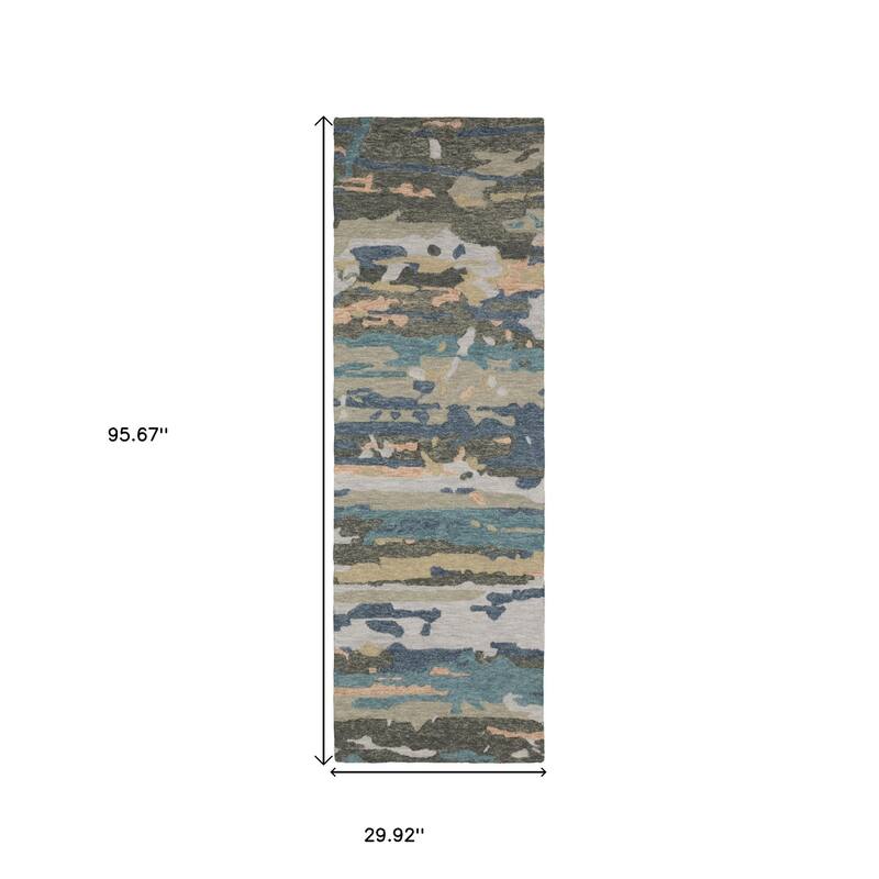 HomeRootsAbstract Modern Rectangle Area Rug