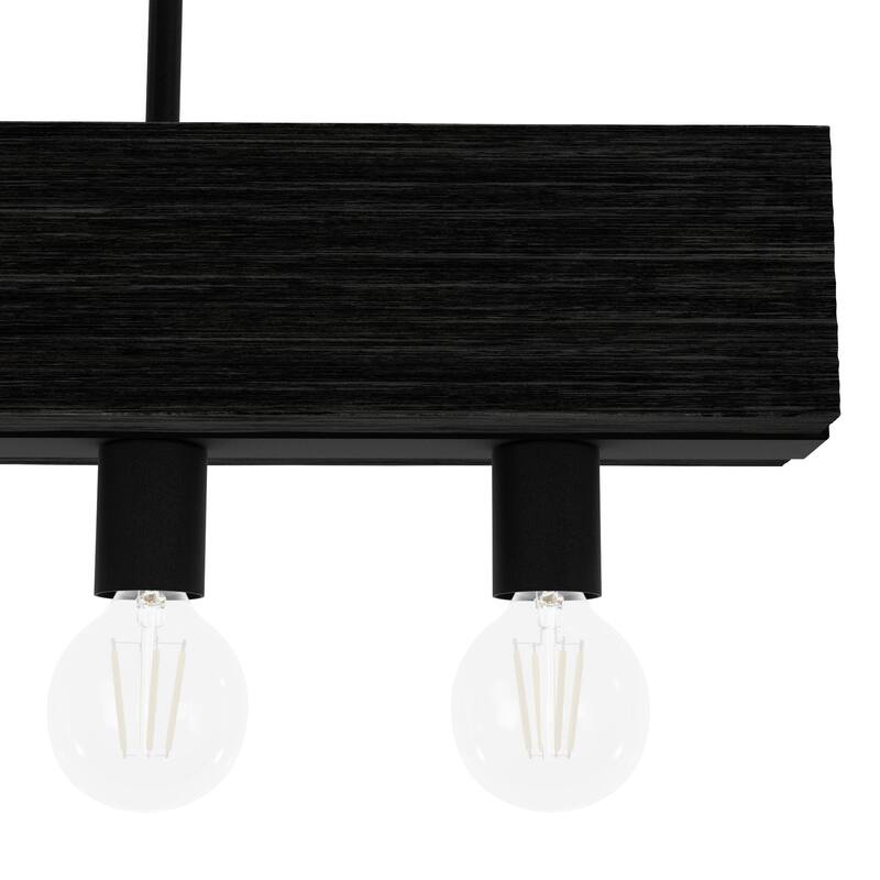 Hunter Donelson Linear Chandelier - Rustic, Farmhouse, Industrial - Kitchen Island, Dining Room