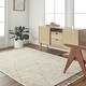 preview thumbnail 19 of 18, Ohad Handmade Boho Diamond Wool Area Rug Gray/Light Beige - 10' x 14'