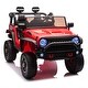 preview thumbnail 65 of 98, Kids Electric Truck with Trailer, 24V Battery, Bluetooth, MP3, Four-Wheel Suspension, for Off-Road Adventures