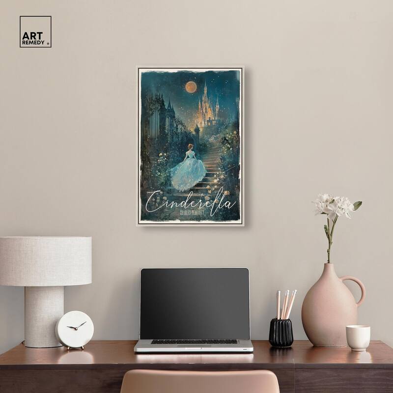 Classic Cinderella Canvas by Art Remedy