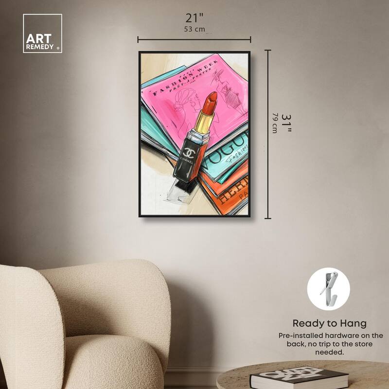 Fashion Sketches Canvas by Art Remedy