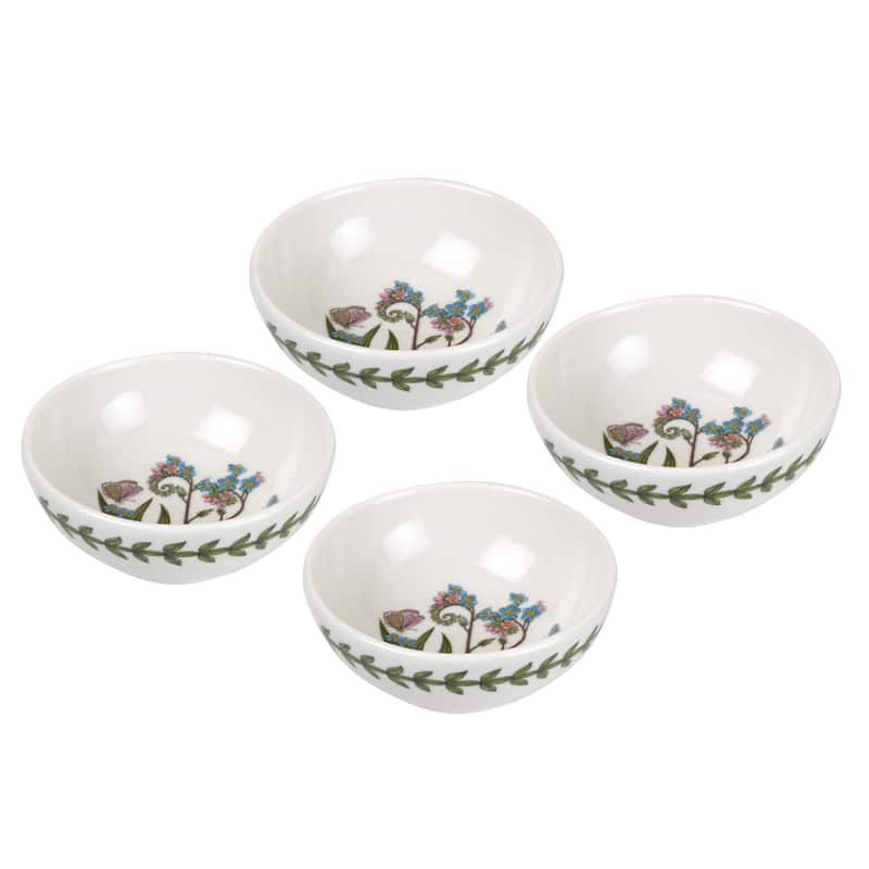 Portmeirion Botanic Garden Set of 4 Small Bowls - Forget-me not