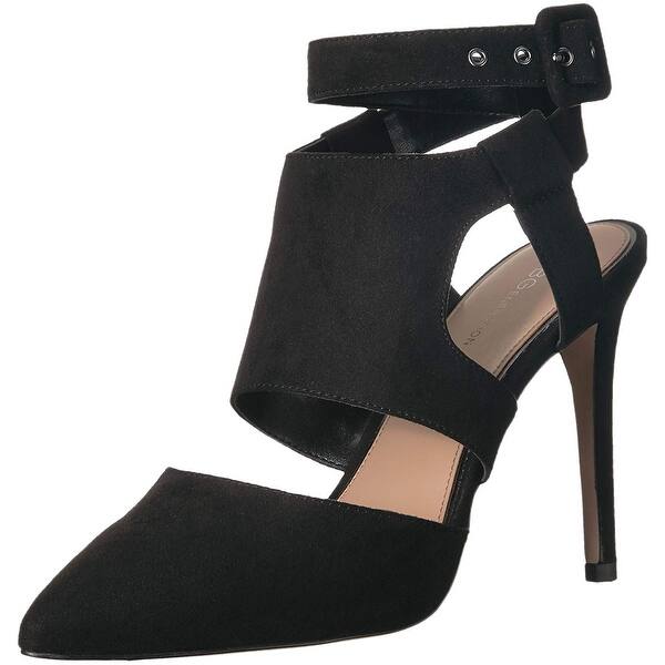 Bcbgeneration Womens Heather Pointed Toe Ankle Strap Classic Pumps Overstock 26267157 Black 8 Choose the perfect piece for you: overstock com
