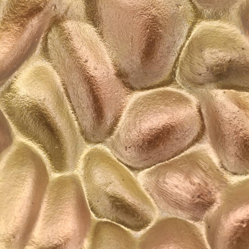 Metal Cartwright Hammered Textured Vase - Bronze