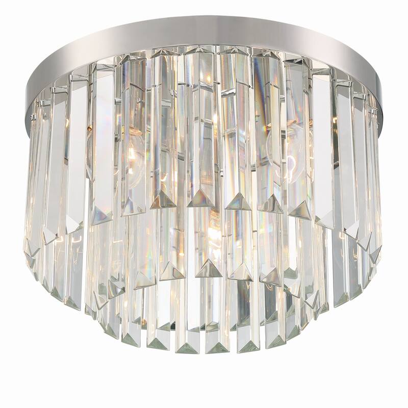 Crystorama Lighting Group HAY-1400 Hayes 4 Light 16" Wide Flush Mount