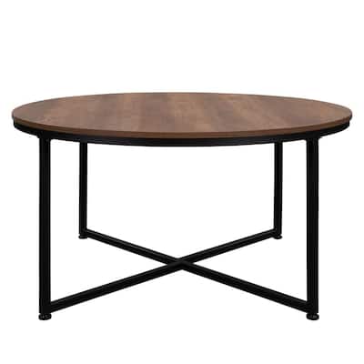 Modern Round Metal Coffee Table