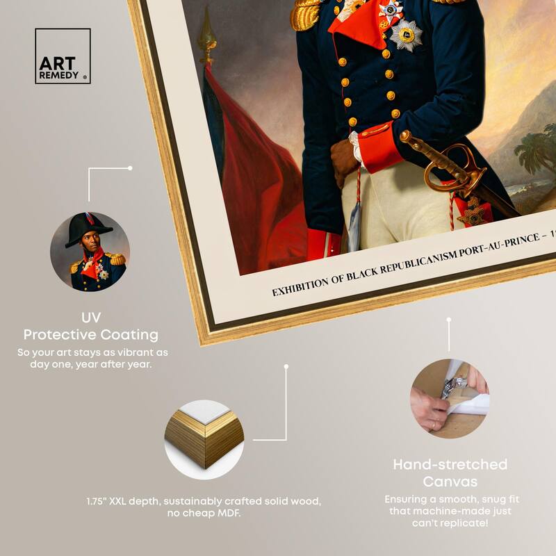 Toussant Louverture Canvas by Art Remedy
